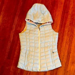 Obermeyer powder blue down vest